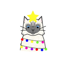 Load image into Gallery viewer, Personalised Festive Pet Portrait Christmas Cards