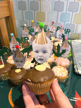 Load image into Gallery viewer, Photo Face Cake Toppers