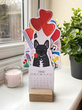 Load image into Gallery viewer, 2025 Personalised Pet Desk Calendar