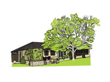 Load image into Gallery viewer, Personalised House Portrait, Custom Home/Holiday Home/Special Place