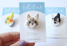 Load image into Gallery viewer, Personalised Pet Pin Badges
