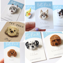 Load image into Gallery viewer, Personalised Pet Pin Badges