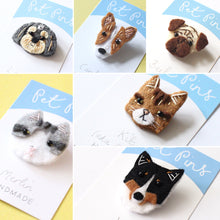 Load image into Gallery viewer, Personalised Pet Pin Badges