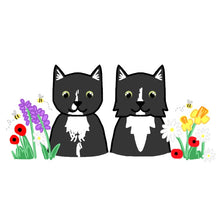 Load image into Gallery viewer, Personalised Spring Mini Pet Portrait, Postcard Print
