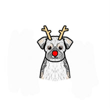 Load image into Gallery viewer, Christmas Mini Pet Portrait - Postcard Print