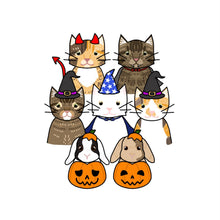 Load image into Gallery viewer, Mini Halloween Pet Portrait - Postcard Print