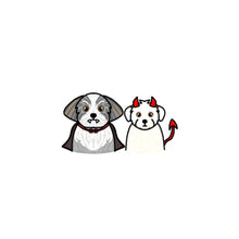 Load image into Gallery viewer, Mini Halloween Pet Portrait - Postcard Print