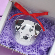 Load image into Gallery viewer, Personalised Pet Christmas Tree Bauble Ornament, Cat Lovers, Dog Lovers, Pet Lovers Gift