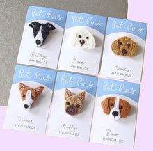 Load image into Gallery viewer, Personalised Pet Pin Badges