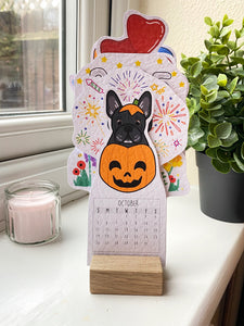 2025 Personalised Pet Desk Calendar