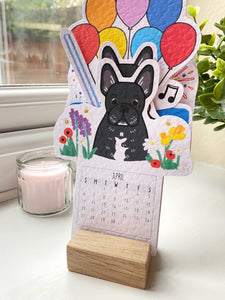 2025 Personalised Pet Desk Calendar