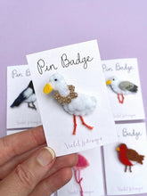 Load image into Gallery viewer, Silly Goose Pin Badge
