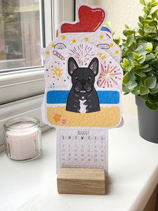 2025 Personalised Pet Desk Calendar