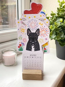 2025 Personalised Pet Desk Calendar