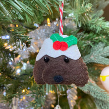 Load image into Gallery viewer, Christmas Pudding Dog Christmas Cat Felt Festive Decoration
