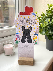 2025 Personalised Pet Desk Calendar