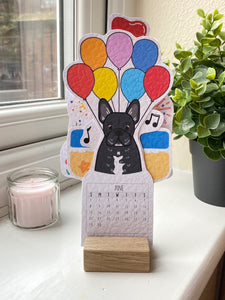 2025 Personalised Pet Desk Calendar