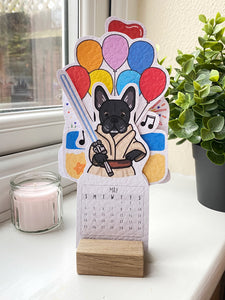 2025 Personalised Pet Desk Calendar