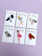Load image into Gallery viewer, Robin Pin Badge
