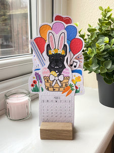 2025 Personalised Pet Desk Calendar