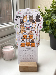 2025 Personalised Pet Desk Calendar