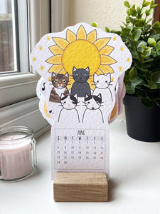 2025 Personalised Pet Desk Calendar