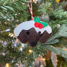 Load image into Gallery viewer, Christmas Pudding Dog Christmas Cat Felt Festive Decoration
