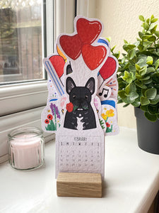 2025 Personalised Pet Desk Calendar