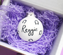 Load image into Gallery viewer, Personalised Pet Hand Painted Ceramic Bauble

