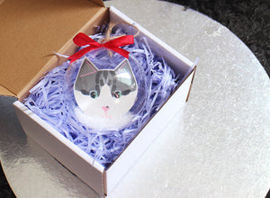 Personalised Pet Christmas Tree Bauble Ornament, Cat Lovers, Dog Lovers, Pet Lovers Gift