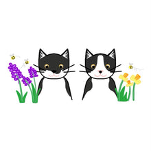 Load image into Gallery viewer, Personalised Spring Mini Pet Portrait, Postcard Print
