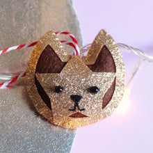 Load image into Gallery viewer, Mince Pie Christmas Cat Felt Festive Decoration
