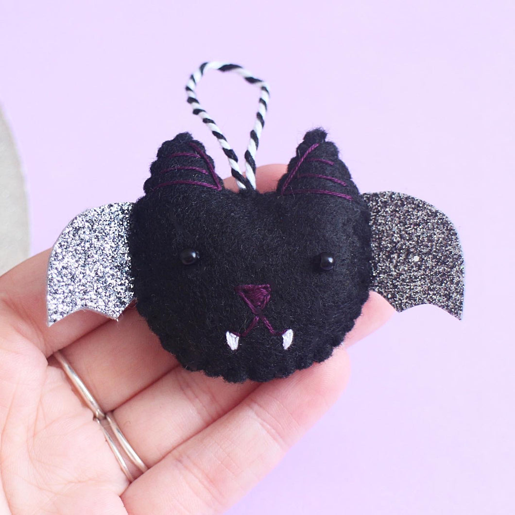 Bat Halloween Cat Decoration